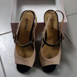 Justfab open toe heels